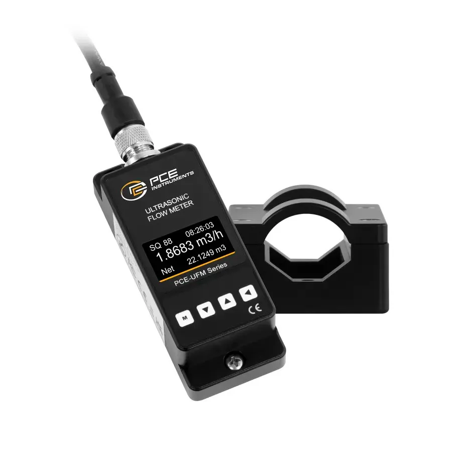 PCE Instruments PCE-UFM 25 Medidor de flujo ultrasónico tipo pinza
