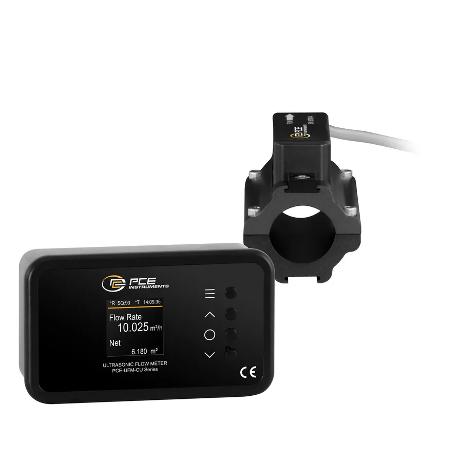 PCE Instruments PCE-UFM 25CU Medidor de flujo ultrasónico tipo pinza