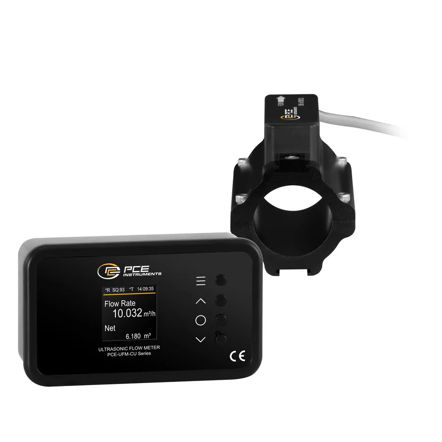 PCE Instruments PCE-UFM 32CU Medidor de flujo ultrasónico tipo pinza