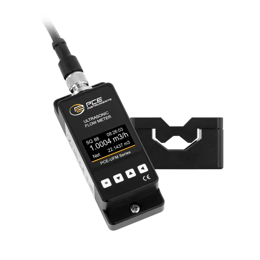 PCE Instruments PCE-UFM 4 Medidor de flujo ultrasónico tipo pinza