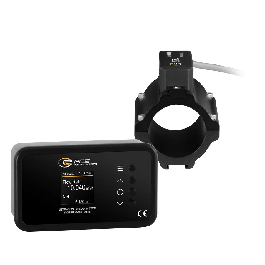 PCE Instruments PCE-UFM 40CU Medidor de flujo ultrasónico tipo pinza