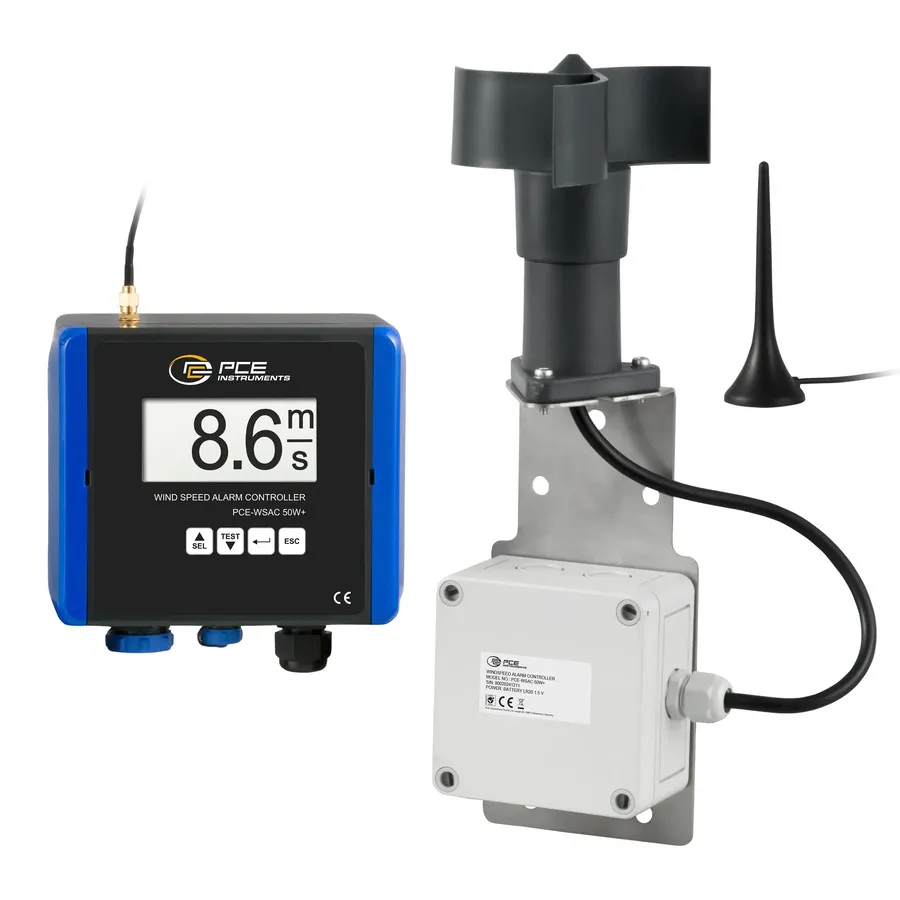 PCE Instruments PCE-WSAC 50W+ 230 Medidor de Velocidad del Viento