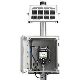 Ralston Instruments FLP1-GV-XF-EH-SP Kit de Recinto Exterior FieldLab con Energía Solar y Montaje en Poste