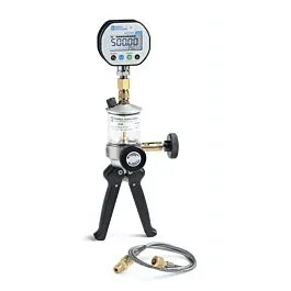 Ralston Instruments QTHP-1KPSIG-D Bomba Hidráulica Manual con Manómetro de Presión
