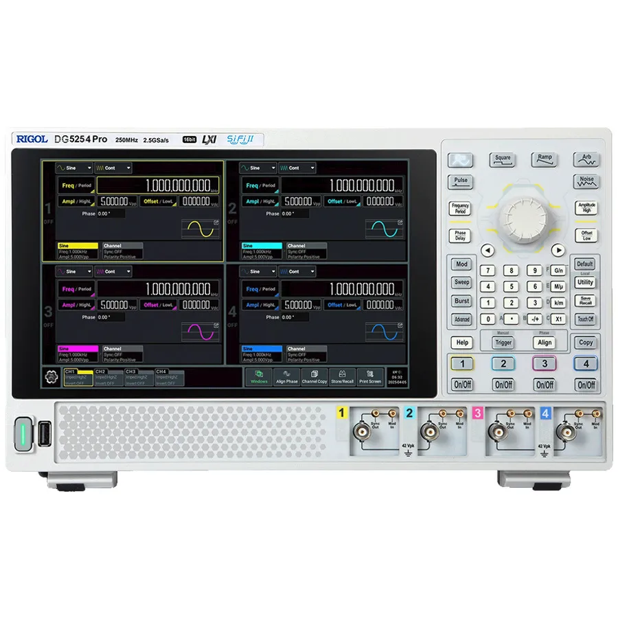 Generador de Función/Formas de Onda Arbitrarias RIGOL DG5254 Pro