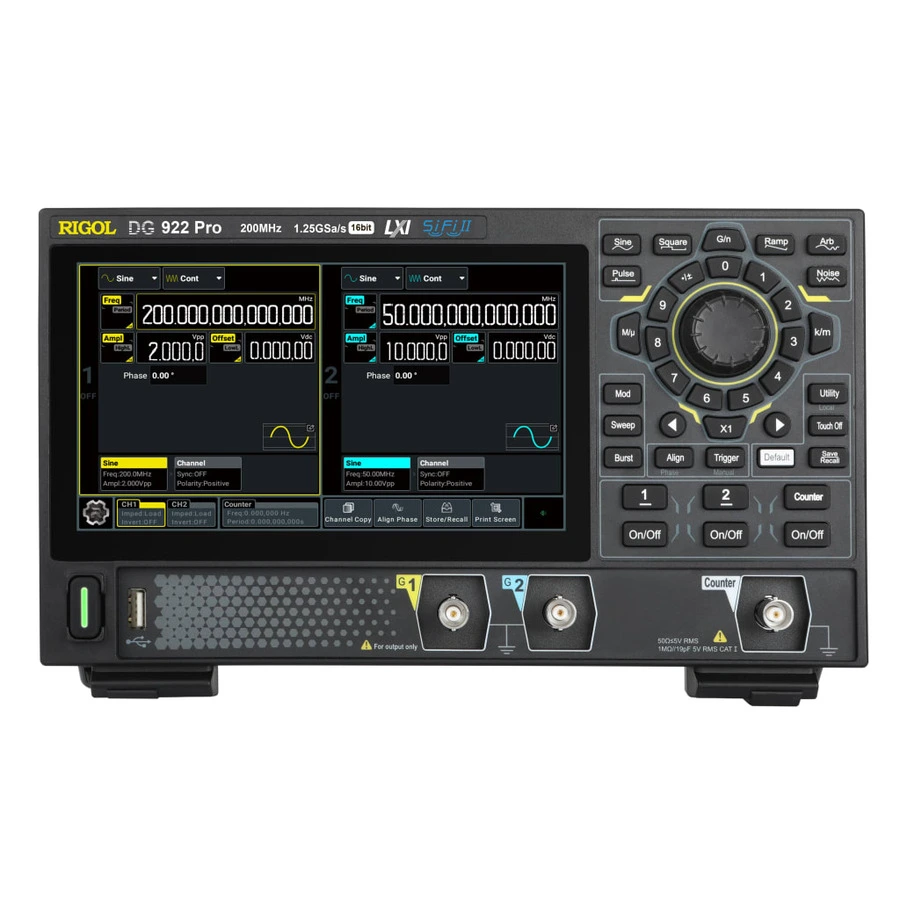 Generador de Ondas Arbitrarias RIGOL DG922 Pro