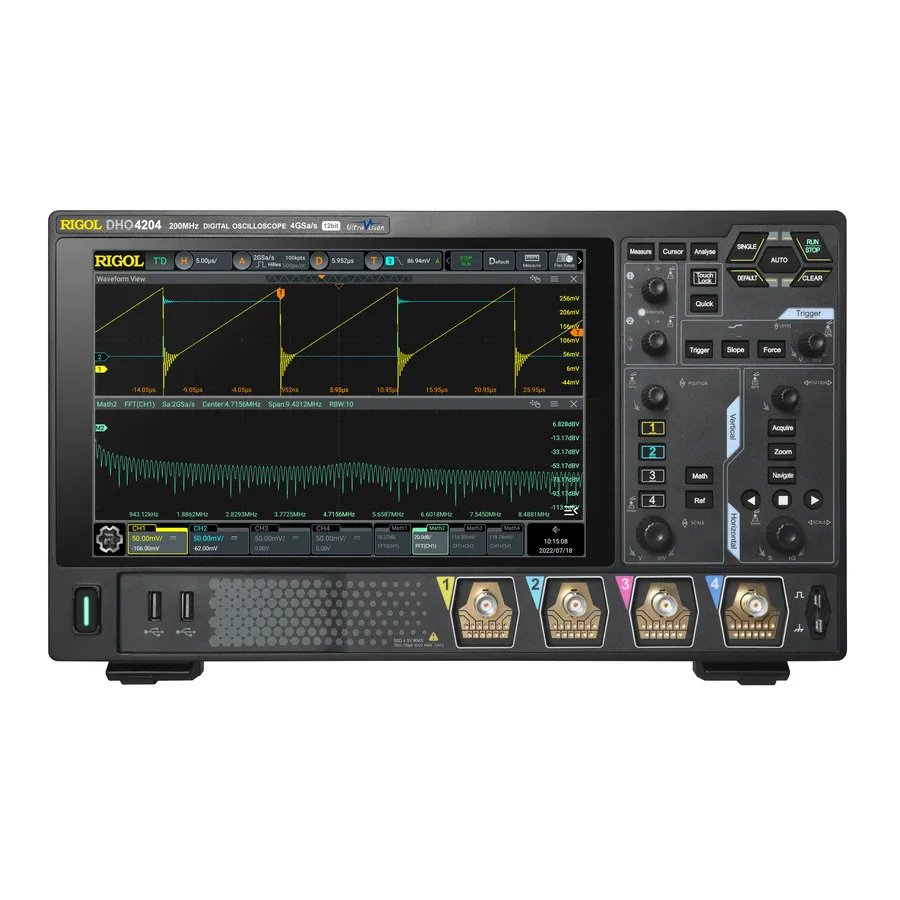Osciloscopio Digital RIGOL DHO4204 de 4 Canales