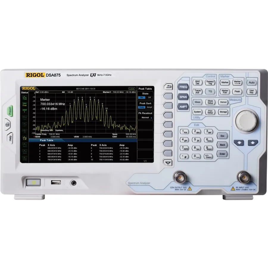 RIGOL DSA832-TG Analizador de Espectro RF
