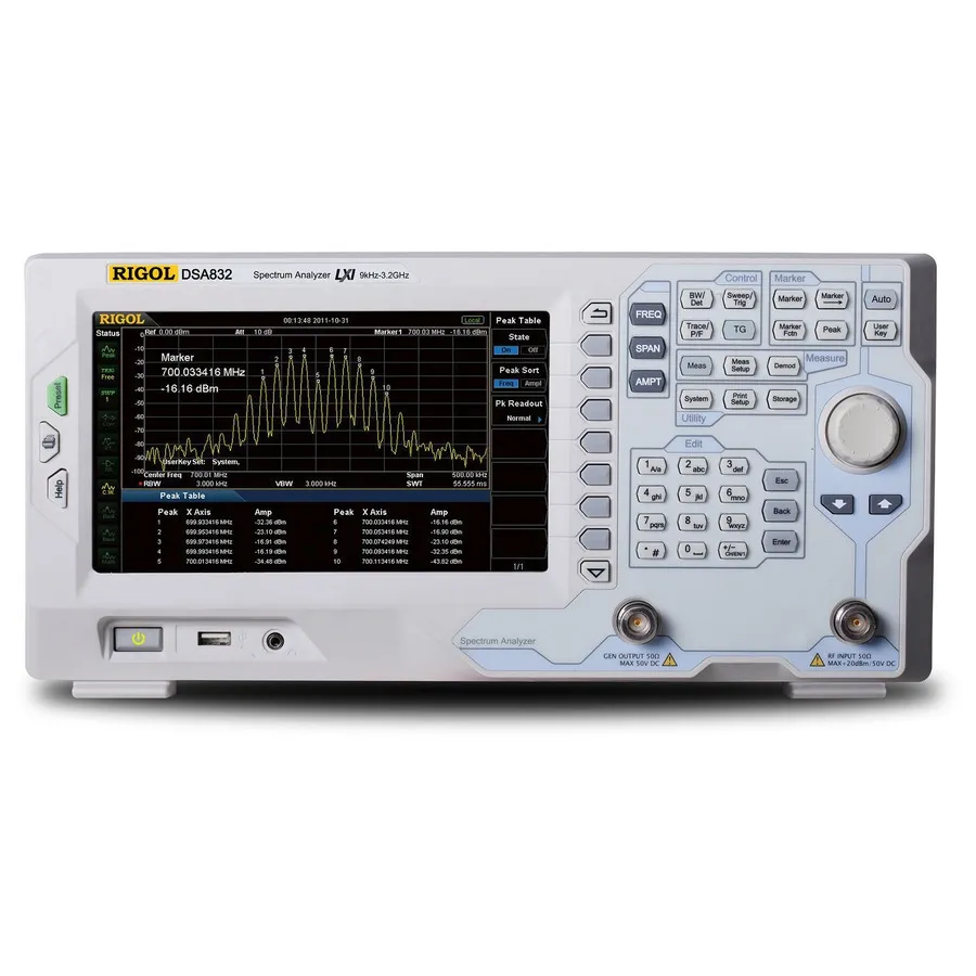RIGOL DSA832E-TG Analizador de Espectro RF