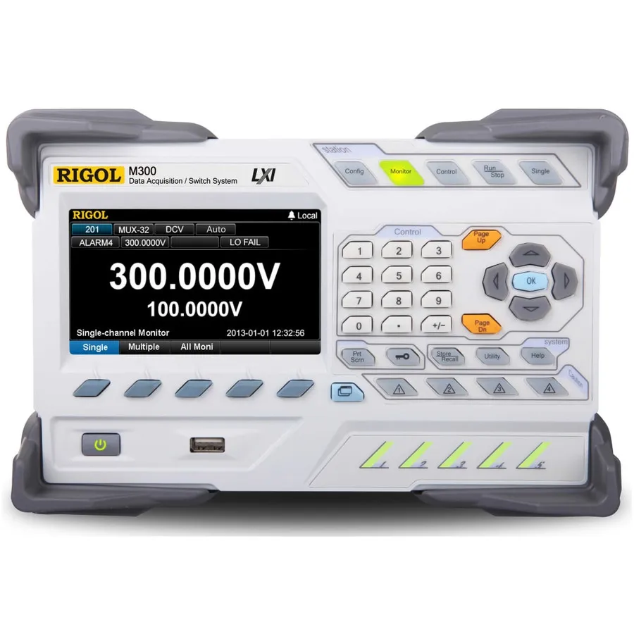 Sistema de Adquisición de Datos y Conmutación RIGOL M301 con DMM
