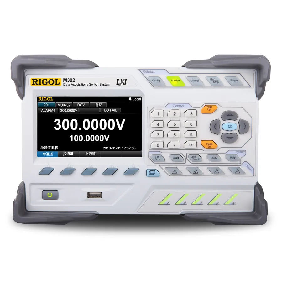 Sistema de Adquisición de Datos y Conmutación RIGOL M302 con DMM