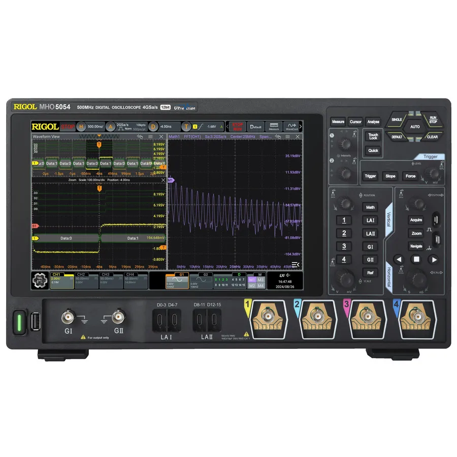 RIGOL MHO5054 Osciloscopio Digital con Analizador Lógico y AFG
