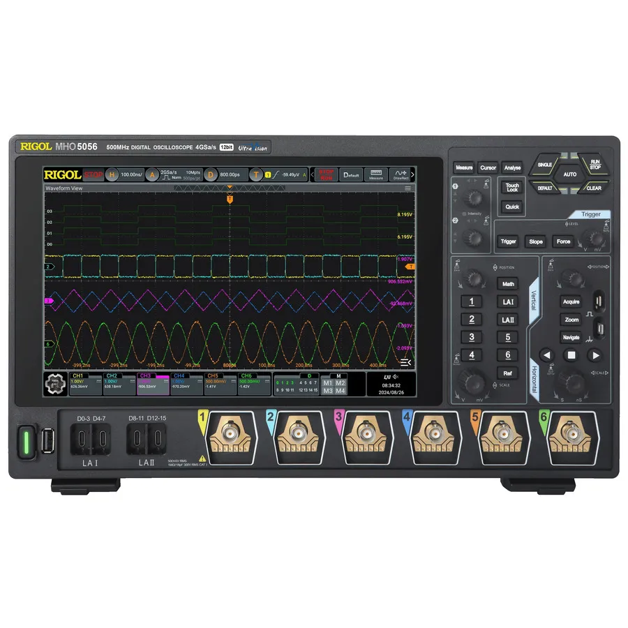 RIGOL MHO5056 Osciloscopio Digital con Analizador Lógico y AFG