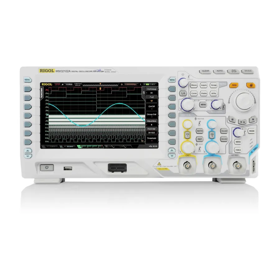Osciloscopio de Señal Mixta RIGOL MSO2102A