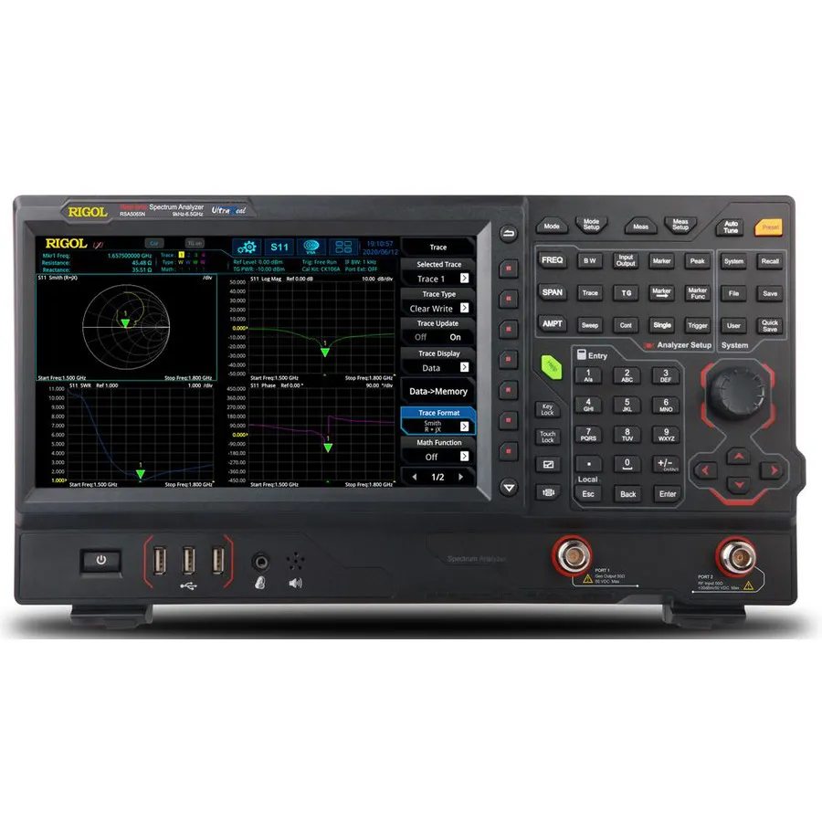 Analizador de espectro en tiempo real RIGOL RSA5032N-OCXO con reloj OCXO y analizador de redes vectoriales