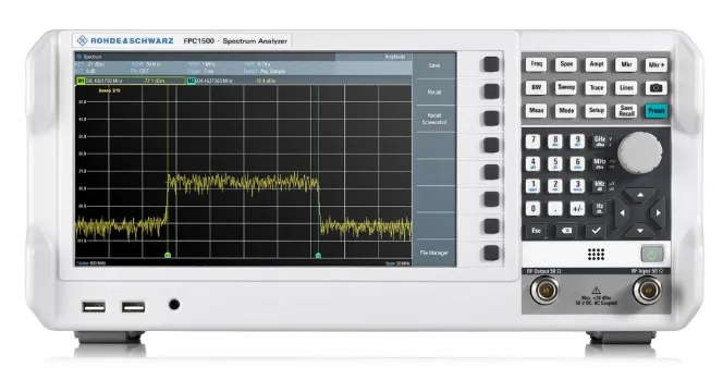 Paquete de Analizador de Espectro Rohde & Schwarz FPC-COM2