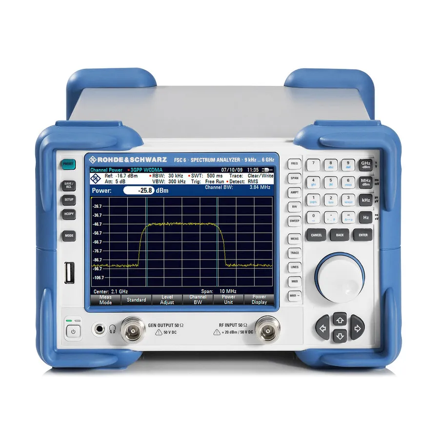 Analizador de Espectro Rohde & Schwarz FSC6 con Generador de Seguimiento
