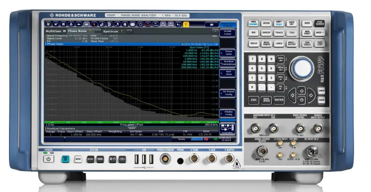 Analizador de ruido de fase y probador de VCO Rohde & Schwarz FSWP26