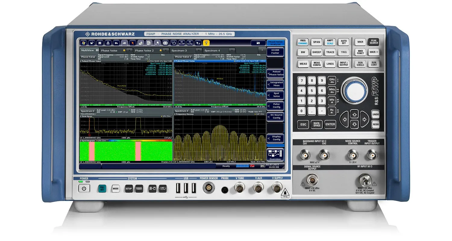 Analizador de ruido de fase y probador de VCO Rohde & Schwarz FSWP50