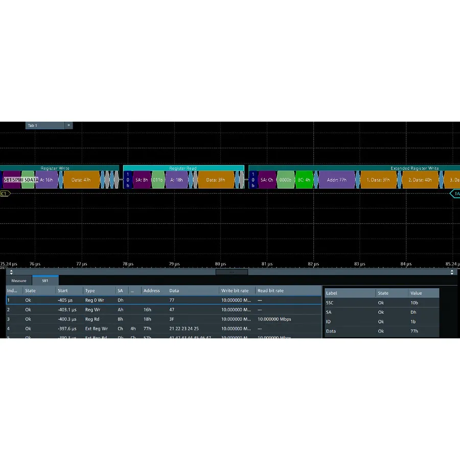 Rohde & Schwarz MXO5C-K550 Opción de Protocolos MIPI de Baja Velocidad