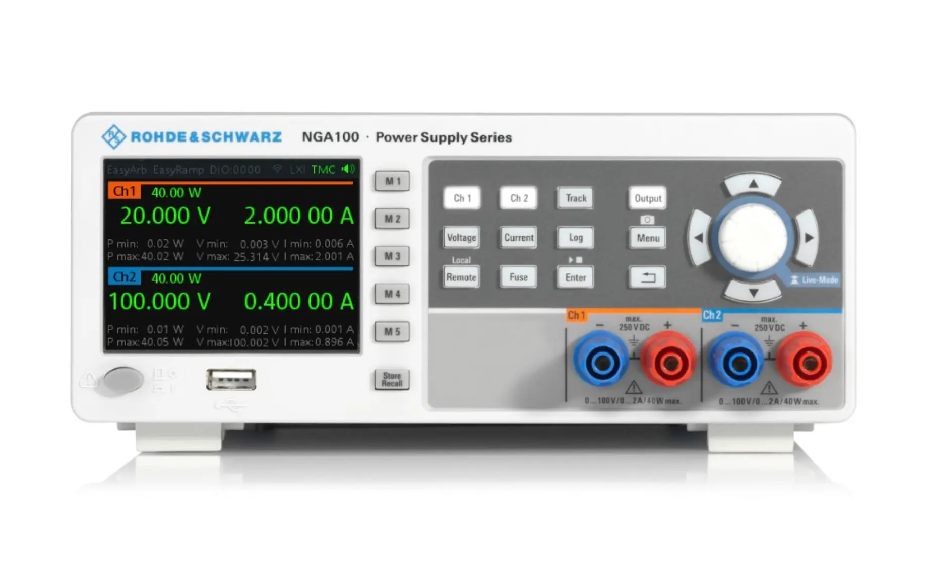 Rohde & Schwarz NGA142COMB Fuente de Alimentación