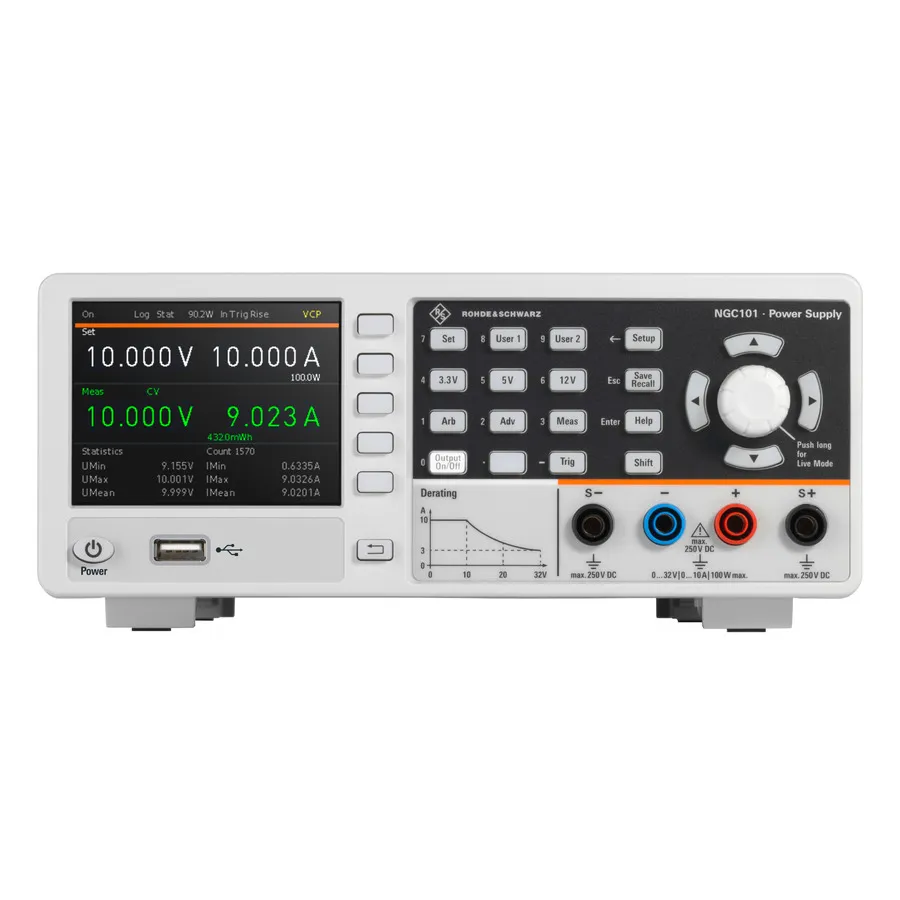 Fuente de Alimentación Rohde & Schwarz NGC101-G de Salida Única
