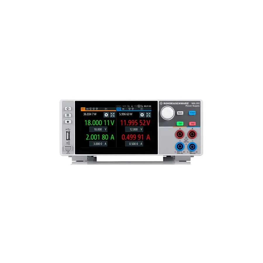 Fuente de Alimentación DC de 2 Canales Rohde & Schwarz NGL-COM2B