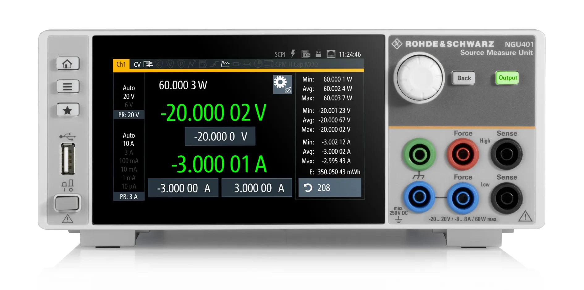 Rohde & Schwarz NGU401 Unidad de Medición y Fuente