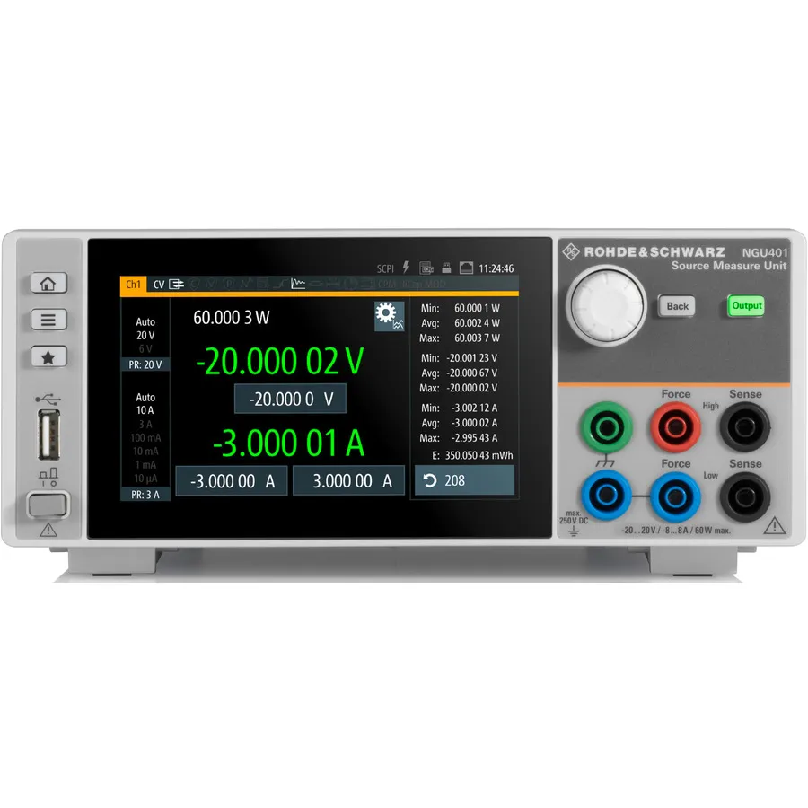 Rohde & Schwarz NGU401 Unidad de Medición y Fuente
