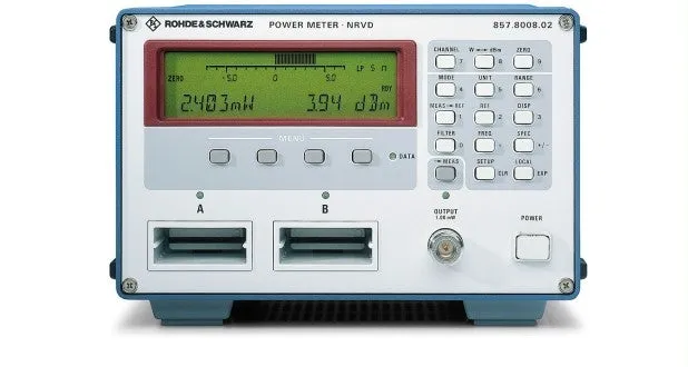 Medidor de Potencia Dual-canal Rohde & Schwarz NRVD