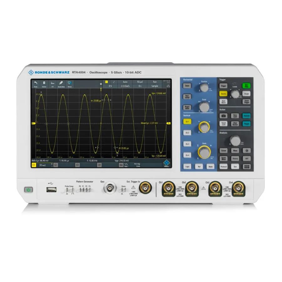 Paquete de Osciloscopio Digital Rohde & Schwarz RTA4K-04M