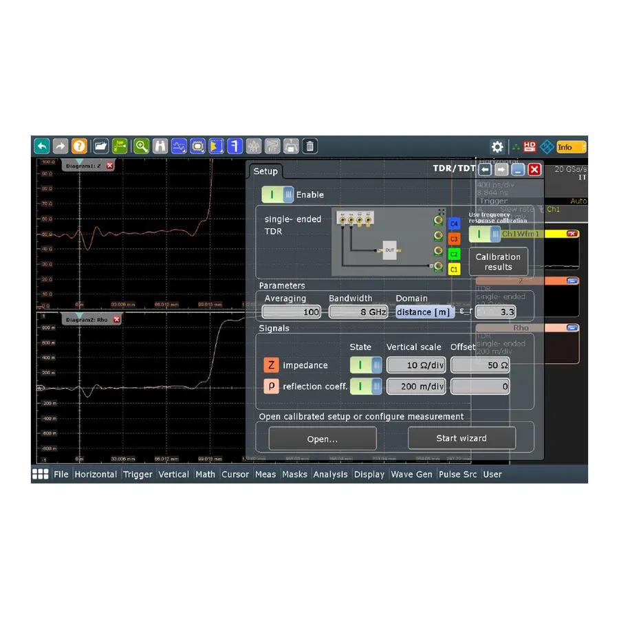 Opción de Análisis TDR/TDT Rohde & Schwarz RTO-K130