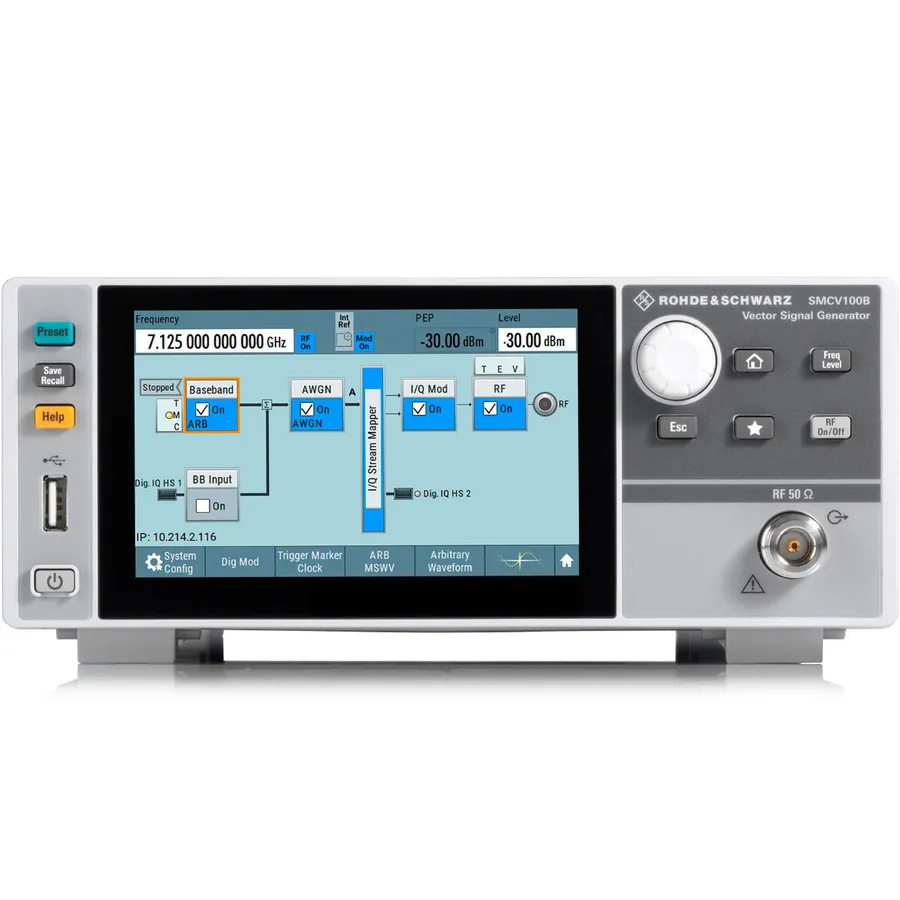 Generador de señales vectoriales Rohde & Schwarz SMCV100BP1
