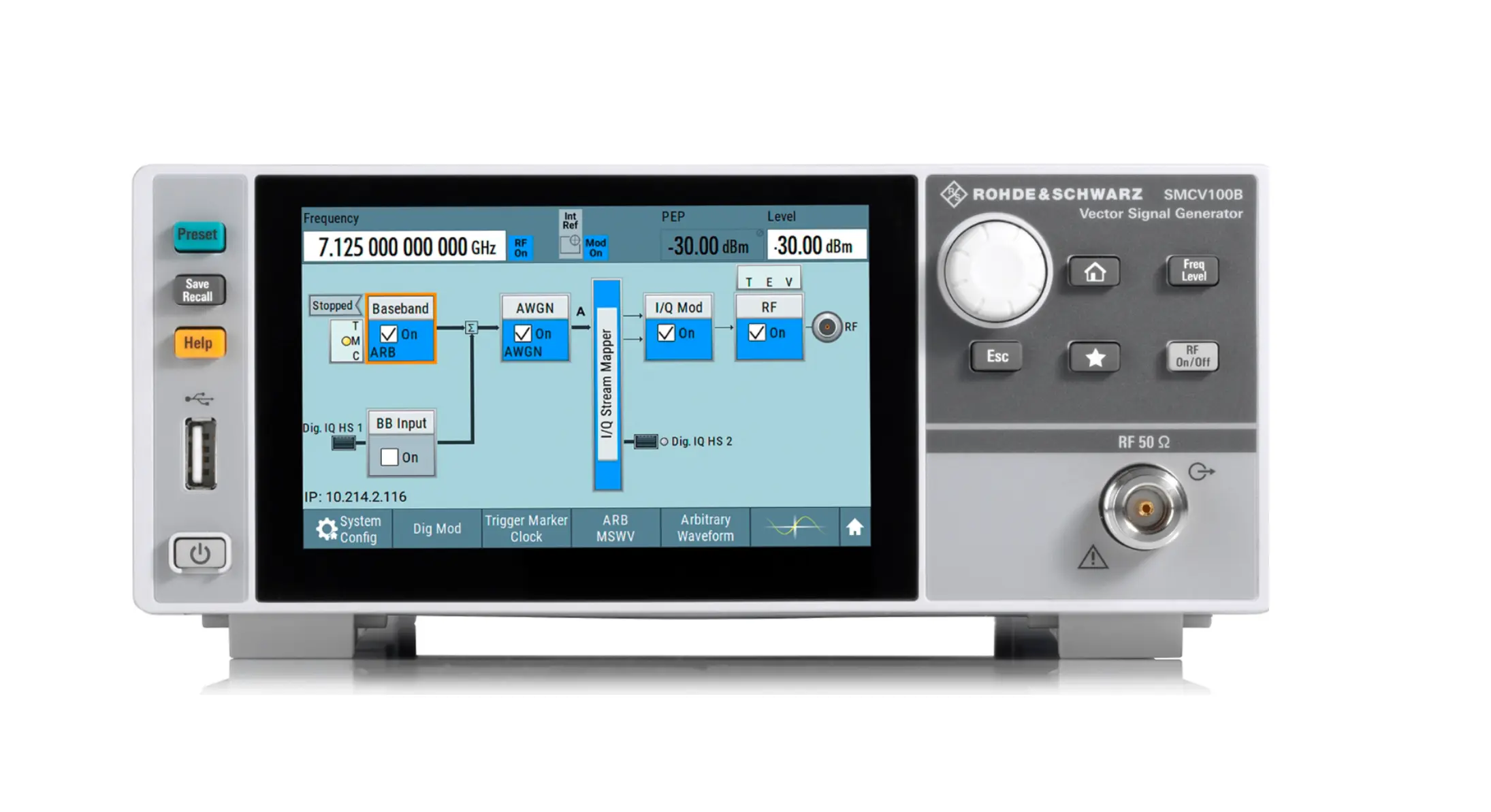 Generador de señales vectoriales Rohde & Schwarz SMCV100BP2