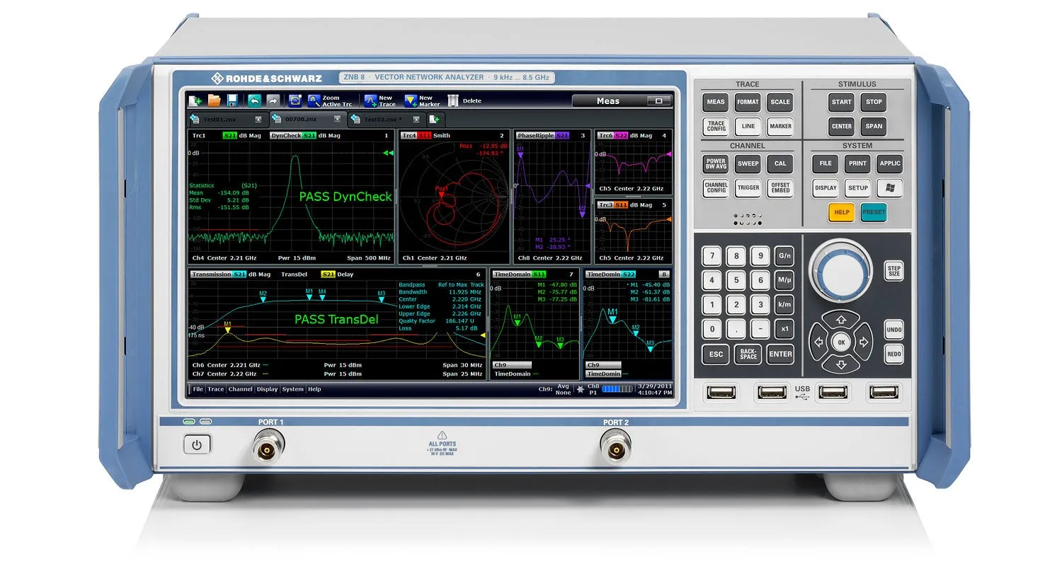 Analizador de Red Vectorial Rohde & Schwarz ZNB26 (2 puertos)