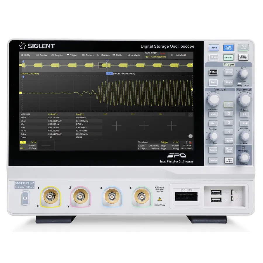 Osciloscopio Digital Siglent SDS2204X HD