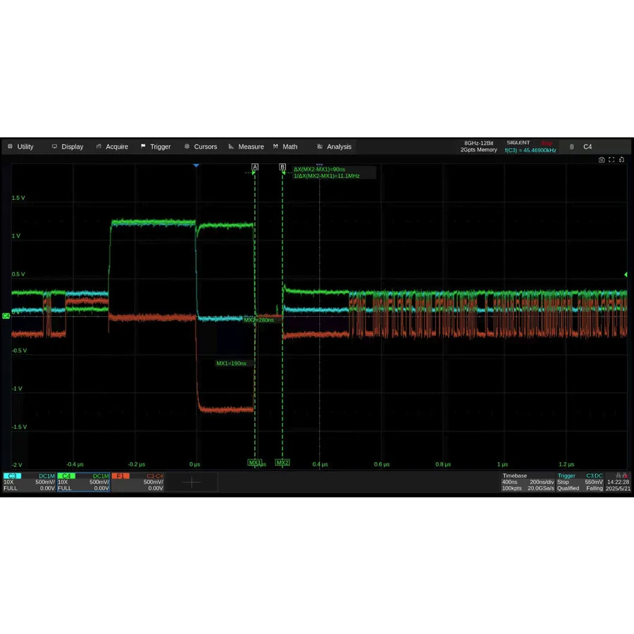 Software de Prueba de Conformidad Siglent SDS7000A-CT-DP MIPI-DPHY