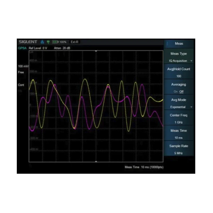 Opción de Adquisición de Datos IQ Siglent SHA860-IQA