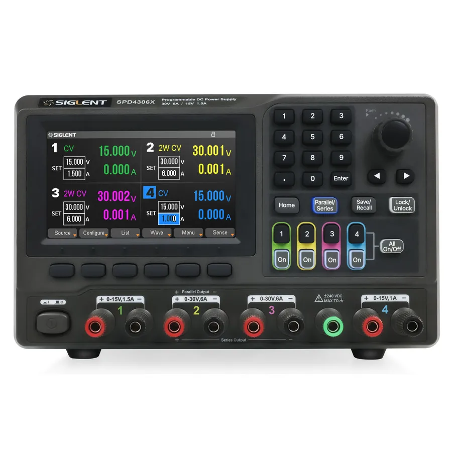 Fuente de Alimentación DC Lineal Programable Siglent SPD4306X