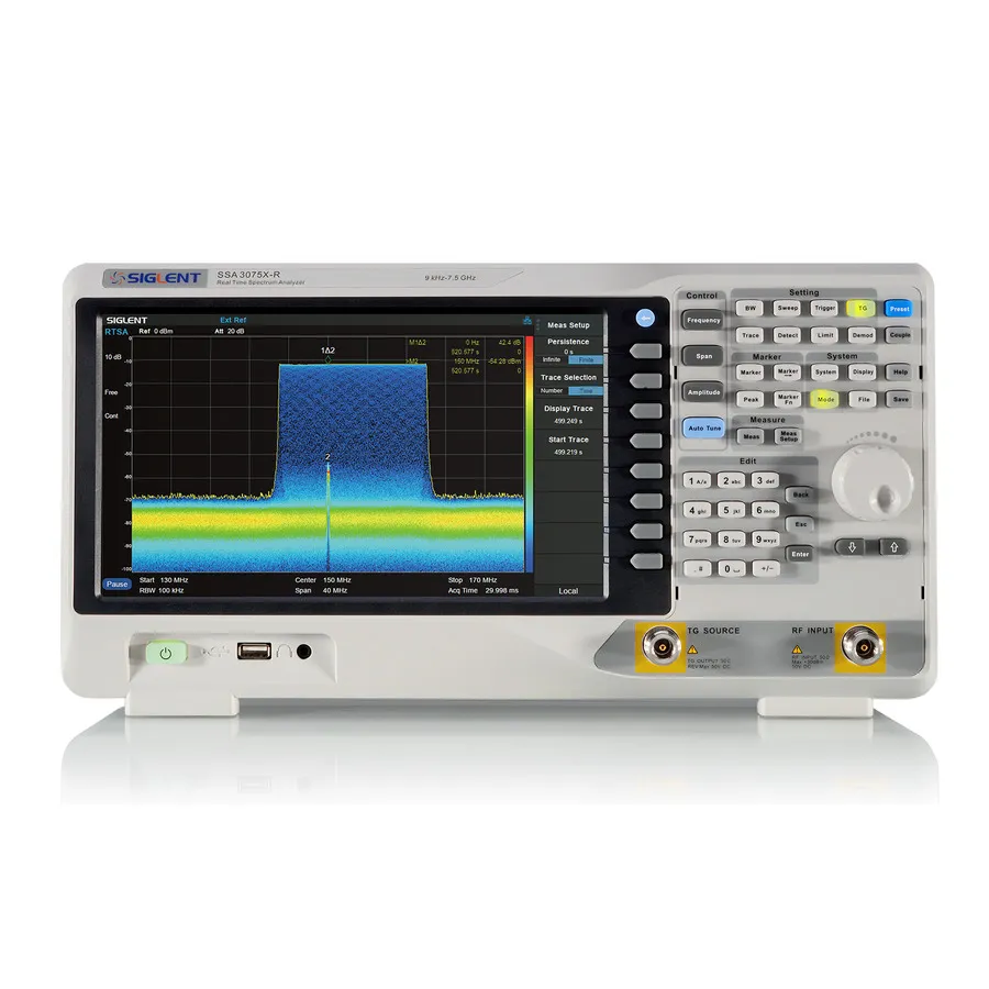 Siglent SSA3075X-R Analizador de Espectro en Tiempo Real