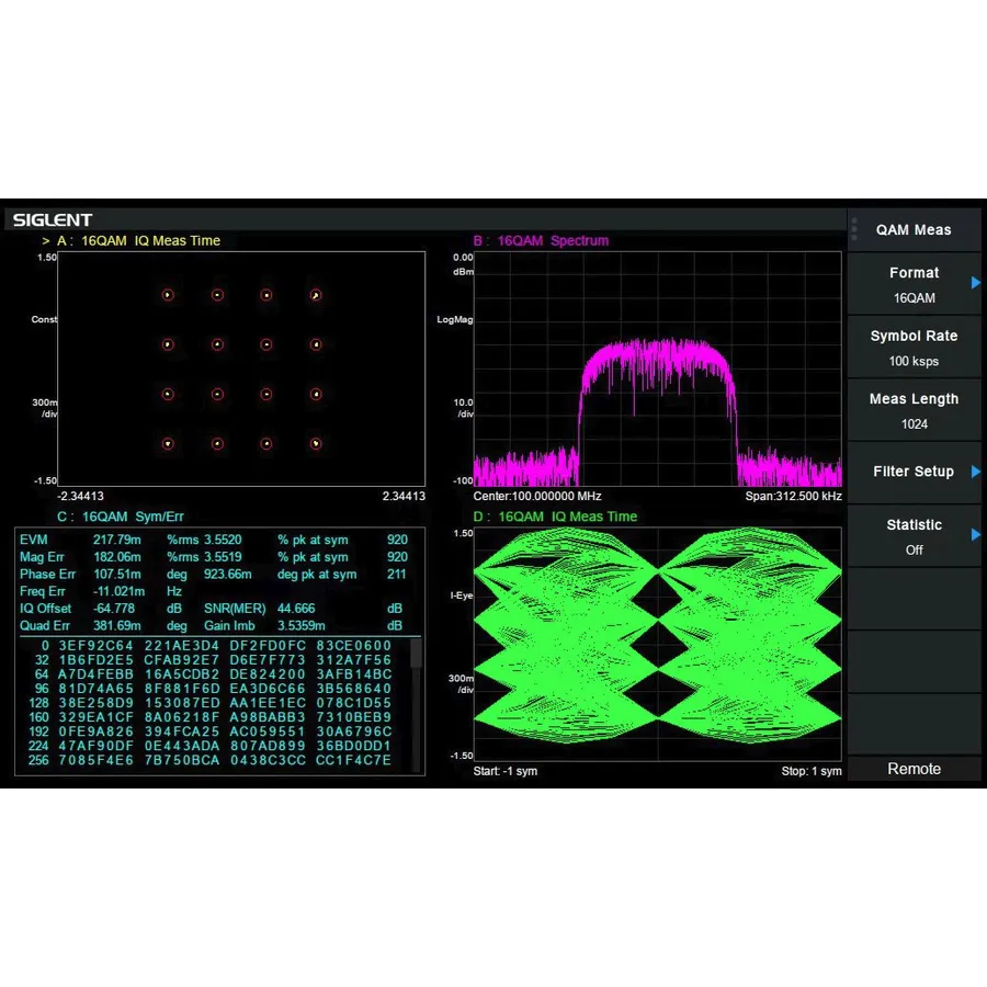 Software de Adquisición de Datos IQ Siglent SSA5000-IQA