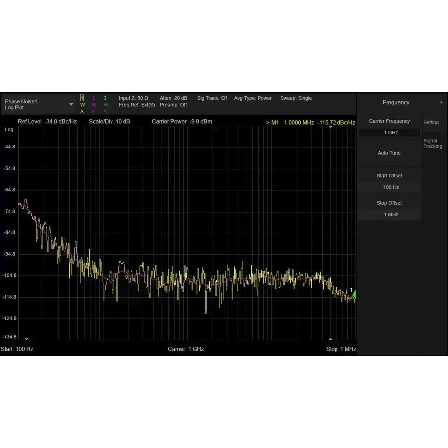 Software de Medición de Ruido de Fase Siglent SSA5000-PN