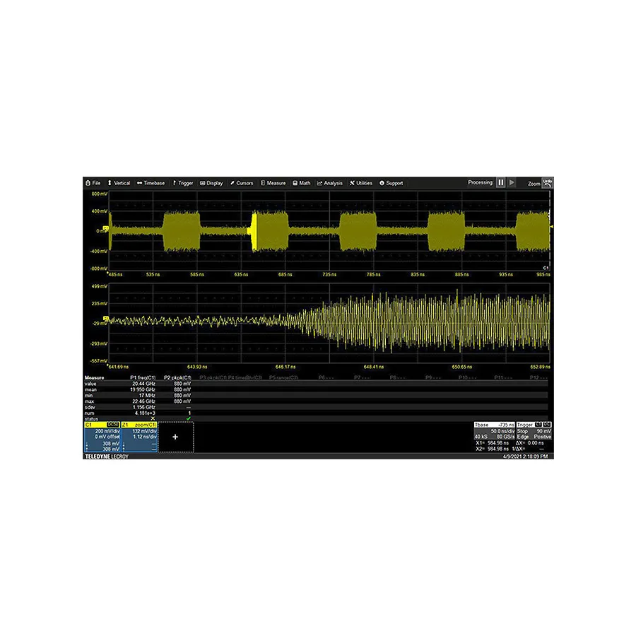 Generador de Tren de Pulsos Siglent SSG5080A-PT