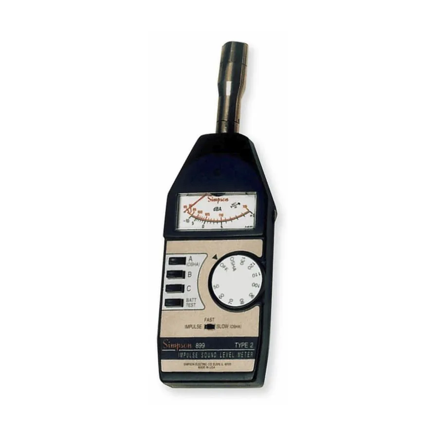 Sistema de Medidor de Nivel Sonoro Simpson Electric 40004