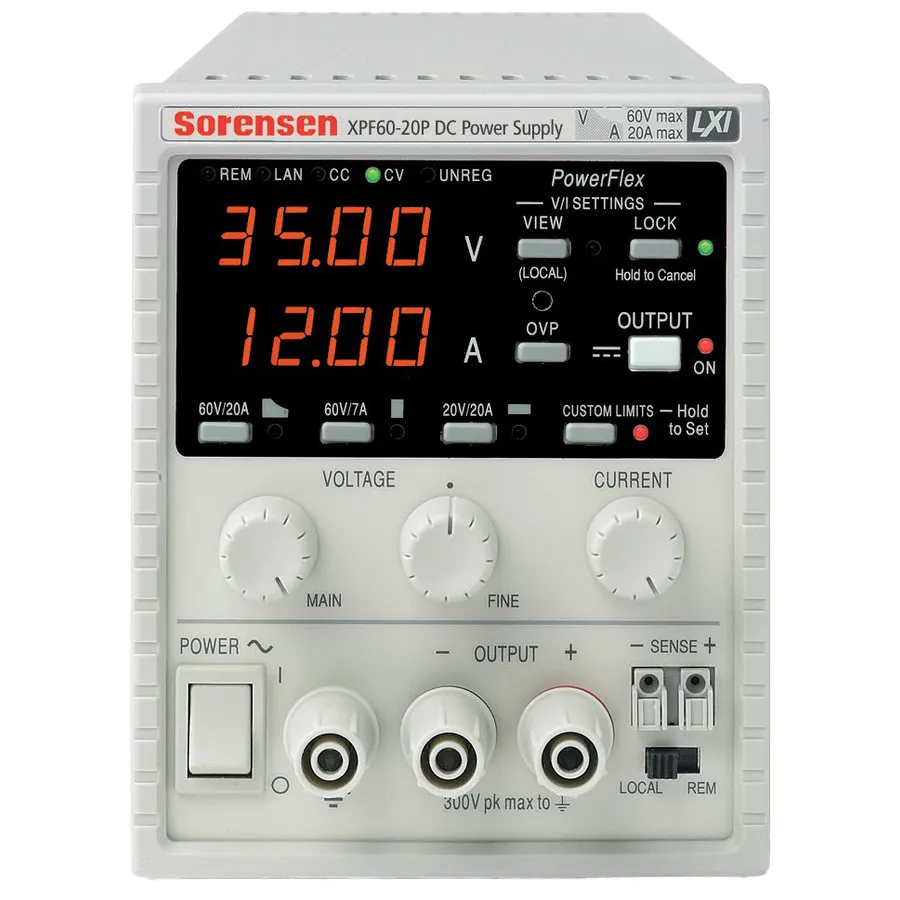 Fuente de Alimentación CC Sorensen XPF60-20SP
