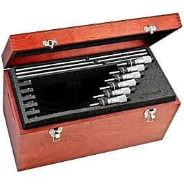 Juego de micrómetros de exteriores Starrett S436MDXRLZ