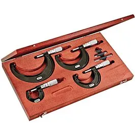 Juego de Micrómetros Exteriores Starrett ST436.1BXFLZ 0-4"