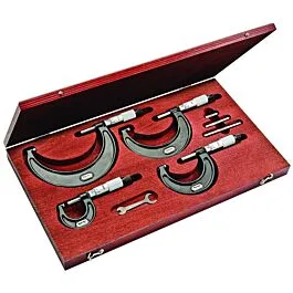 Juego de Micrómetros Externos Starrett SV436.1MBXRLZ 0-100mm