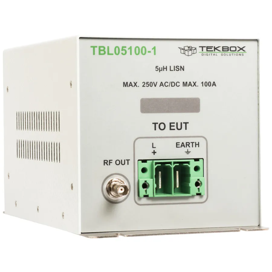 Red de Estabilización de Impedancia de Línea Configurable TekBox TBL05100-1