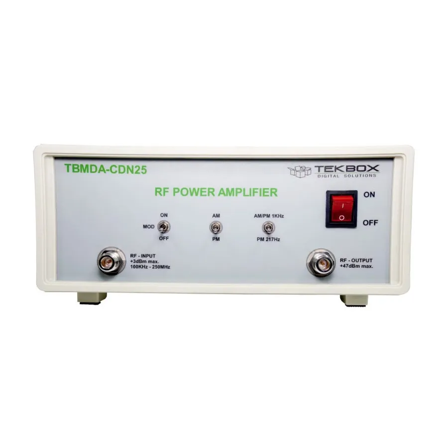 Amplificador de Potencia de Banda Ancha Modulado TekBox TBMDA-CDN25